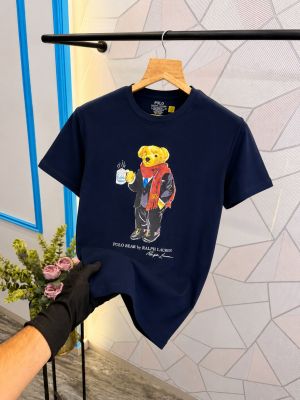 Ralp-H Lauren Premium Quality Round Neck T-Shirt Store Article (N-Blue)