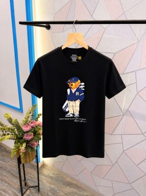 Ralp-H Lauren Premium Quality Round Neck T-Shirt Store Article (Black)