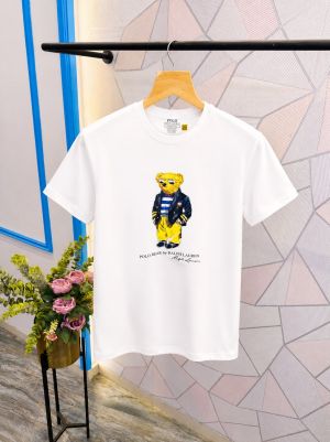 Ralp-H Lauren Premium Quality Round Neck T-Shirt Store Article (White)