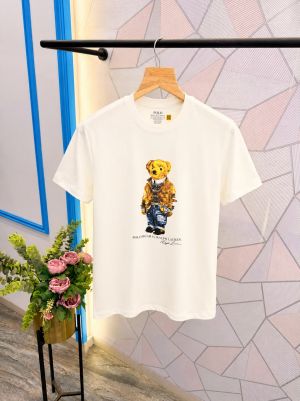 Ralp-H Lauren Premium Quality Round Neck T-Shirt Store Article (Cream)