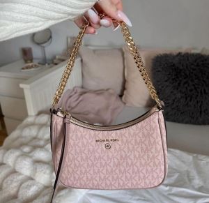 Michael kor_s jet set charm small logo small pochette with box 313