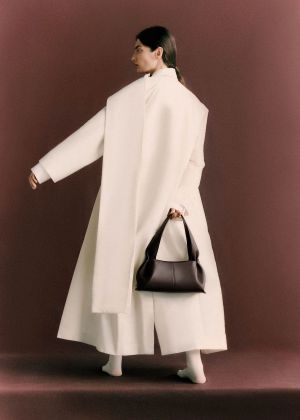 Polenee Numero Neuf East West Shoulder Bag With Original Box