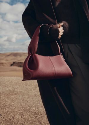 Polenee Numero Neuf East West Shoulder Bag With Original Box
