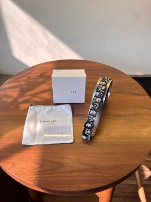 Christian diorrr cd premium womens belt with ogbox dustcover card model no 382