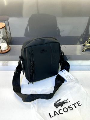 Lacost_e Black Premium Quality Sling Bag Fa 693