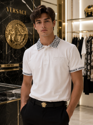VERSACE PREMIUM POLO TSHIRT PREMIUM QUALITY 