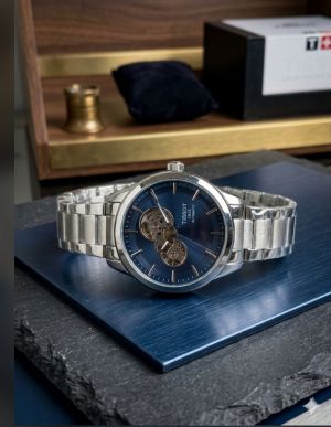 TISSO T AUTOMATIC POWERMATIC SILVER BLUE 447