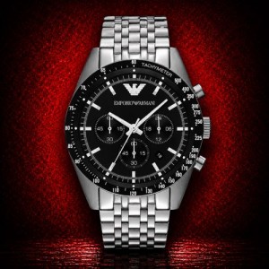 Authentic Grade Emporio Arman Stainless Steel Chronograoh Watch