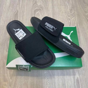 WMNS Pum.a Leadcat Palermo Foil All Black Slides