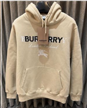 SALE BURBERR_Y BEIGE PREMIUM HOODIE