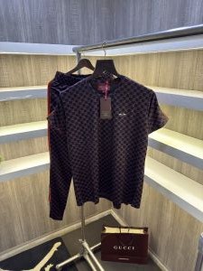 Gucc I Monogram Imported Designer Tracksuit with Carry bag ( Maroon )