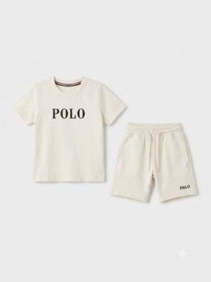 Boys white co ord set