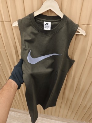gym sando olive green