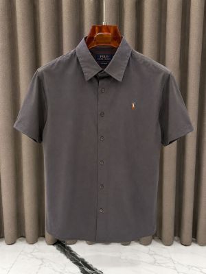 RALP-H L-AUREN P-OLO IMPORTED STORE ARTICLE SHIRT  LINEN FABRIC