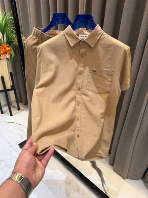 Lacost_e Premium Cord Set Beige