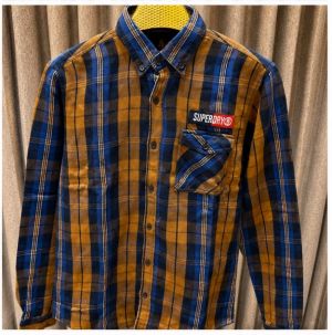 SALE SUPERDRY PREMIUM ORANGE SHIRT
