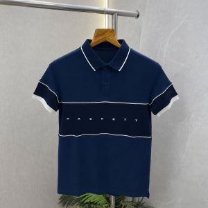 Hacket_t Royal Blue Premium Polo Neck Tshirt 546