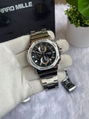Casio G-Shock 2100 Chronograph Silver Black Dial AT442