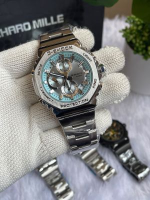 Casio G-Shock 2100 Chronograph Silver Tiffany Dial AT442