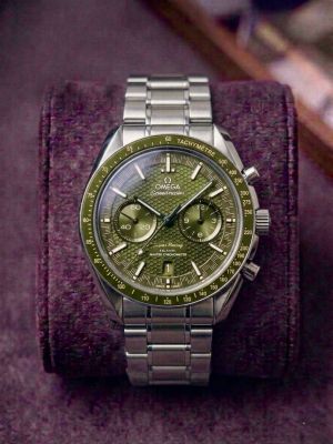 Omeg_a Crono Silver Green 290