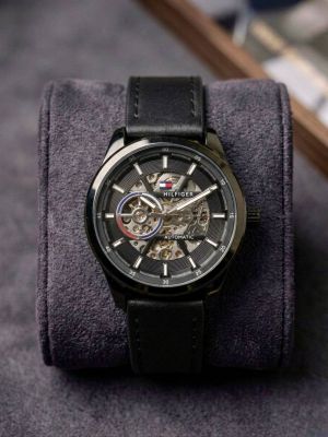 Tommy_Hilfige_rAutomatic Leather Belt Full Black 291