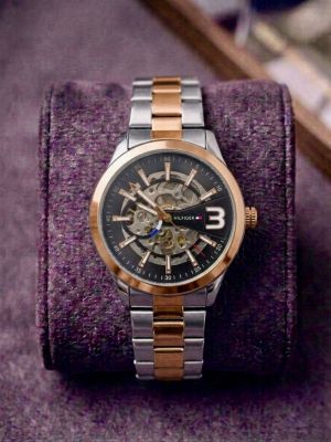 Tommy_Hilfige_r Automatic Skeleton 2 Tone Black 298