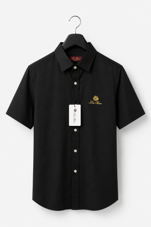 Lor_o Pian_a Premium Linen Half Sleeves Shirt 2351