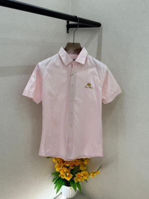 Loro Piana Pink Half Sleeves Super Premium Shirt F3905-PI