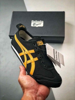 Onitsuk_a Tiger Mexico 66 Slip On Black Yellow 402