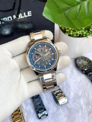 Tomm Y Hilfiger Automatic Silver Blue Dial AT149