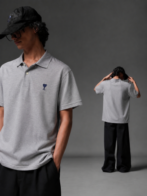 AMI PARIS IMPORTED STORE ARTICLE POLO T-SHIRT