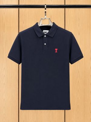 AMI PARIS IMPORTED STORE ARTICLE POLO T-SHIRT