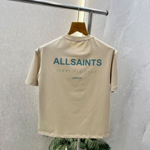 All Saint_s Beige Premium Round Neck Tshirt 547
