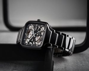 Rad_o True Square Automatic Ceramic Black-Silver