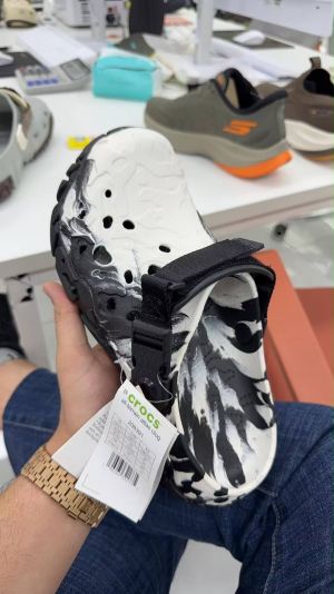 Croc.s All-Terrain Atlas Clogs White Black With Og Box And Carry Bag