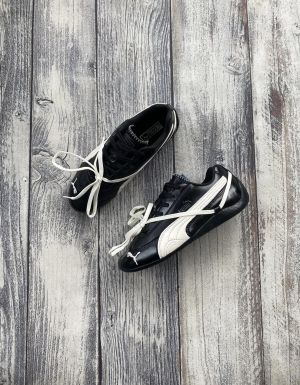 PUM.A SPEEDCAT X ROSE BLACK WHITE 