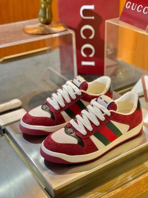 Gucc.i GG Screener Sneaker Wine