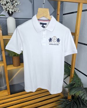 Tomy Collor T Shirt White K245-W