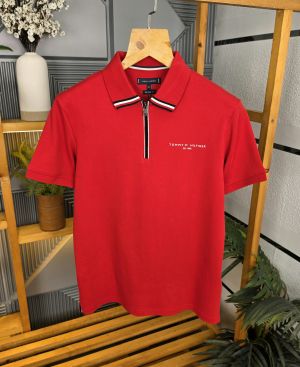 Tomy Collor T Shirt Red K245-RE