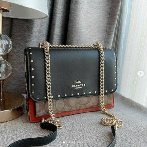 C_oach Klare Crossbody In Signature Canvas Bag with Double box premium quality