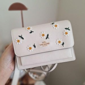 C_oach Klare Crossbody In Signature Canvas Bag with Double box premium quality