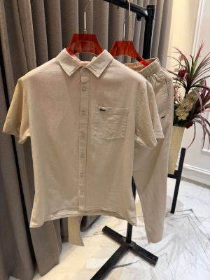 Lacost_e Chest Logo Cord Set Coffee