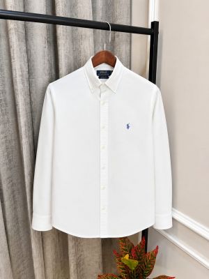 Ralp_h Lauren Polo White Premium Heavy Oxford Cotton Shirt(1135)