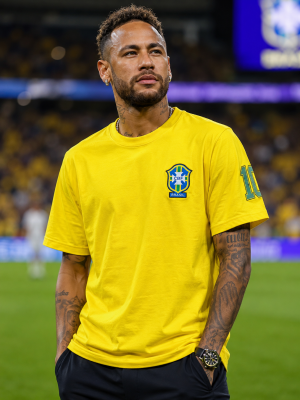 BRAZIL IMPORTED FAN EDITION OVERSIZE DROPSHOULDER TSHIRT