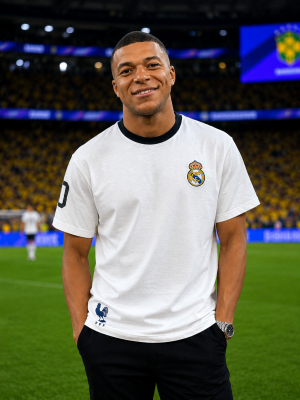REAL MADRID IMPORTED FAN EDITION OVERSIZE DROPSHOULDER TSHIRT