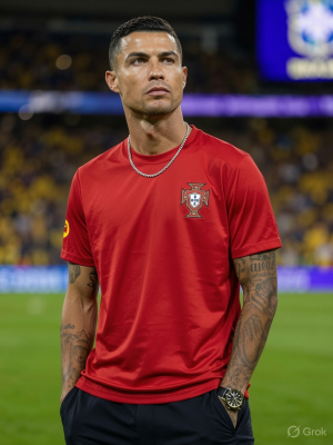 PORTUGAL IMPORTED FAN EDITION OVERSIZE DROPSHOULDER TSHIRT