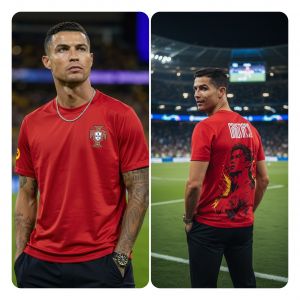 PORTUGAL IMPORTED FAN EDITION OVERSIZE DROPSHOULDER TSHIRT