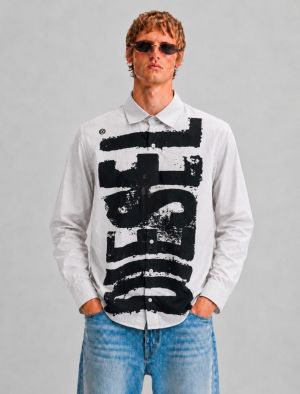 DIESE-L IMPORTED STORE ARTICLE SHIRT LIGHT GREY