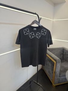 Chrome heart carbon black acid wash imported round neck tshirt