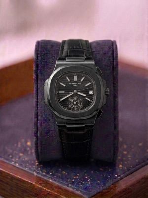 Patek_Phillipe Nautilus Quartz Leather 378